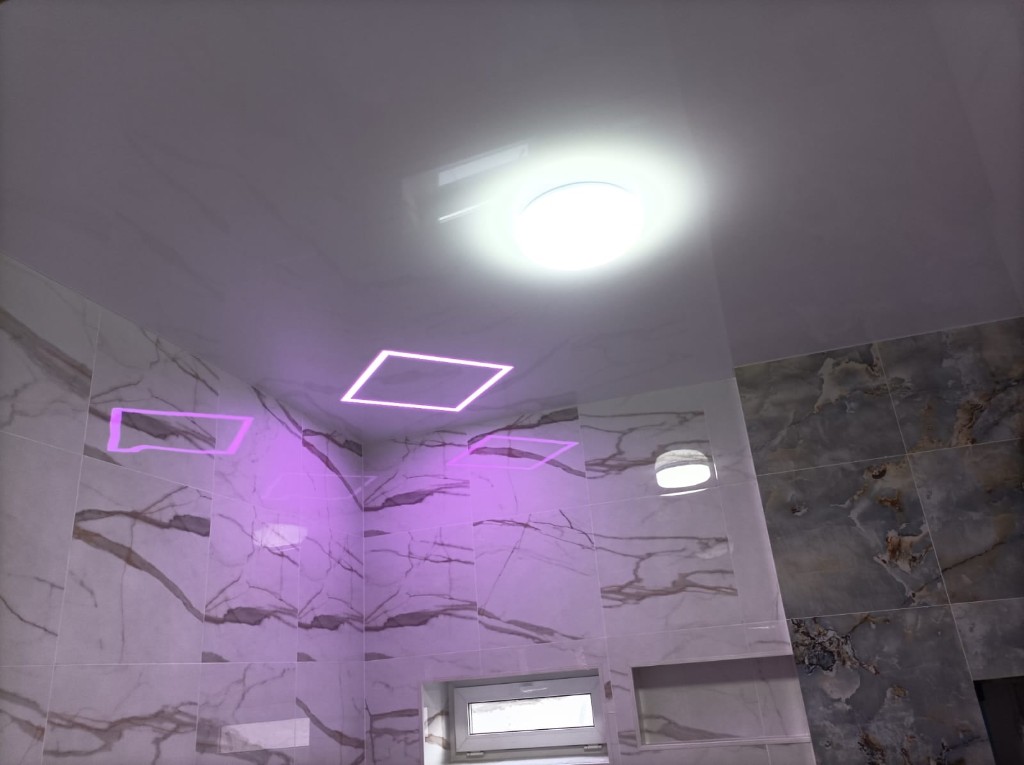 Ванная комната с RGB подсветкой 3