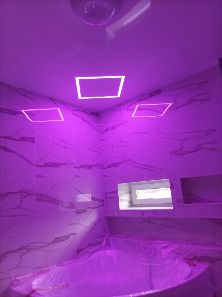 Ванная комната с RGB подсветкой 4