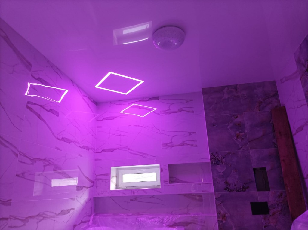 Ванная комната с RGB подсветкой 5
